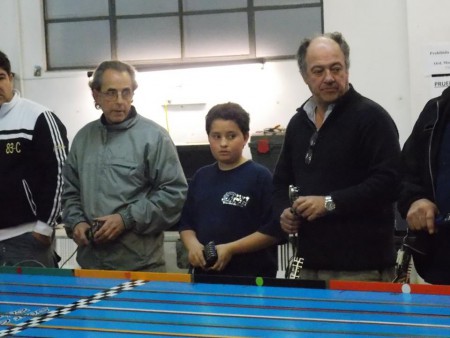 Tanda del Master en Chivilcoy F3 2014. De izq a der, semicortado Claudio Guzman (Perg.), Juan C. Pandolfi (Quilmes), Láutaro Cesareo (Olav.) y Guillermo Lucchesi (Tandíl)